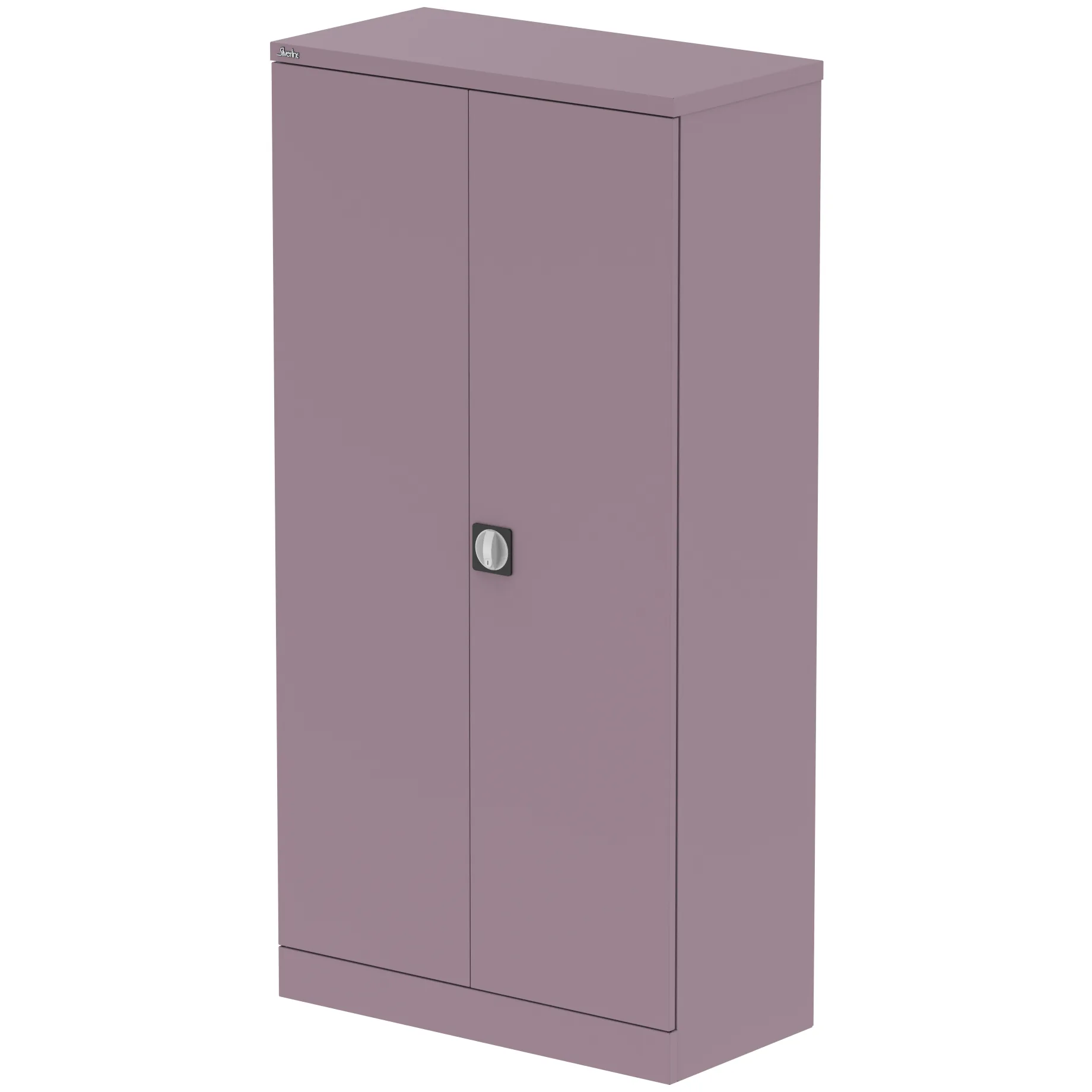Qube Steel 2-Door Stationery Office Cupboard with Shelves