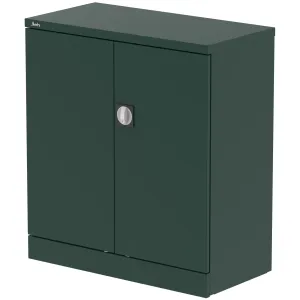 Qube Steel 2-Door Stationery Office Cupboard with Shelves