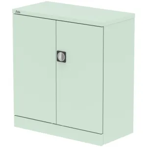 Qube Steel 2-Door Stationery Office Cupboard with Shelves