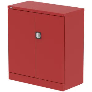 Qube Steel 2-Door Stationery Office Cupboard with Shelves