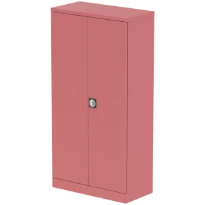 Qube Steel 2-Door Stationery Office Cupboard with Shelves