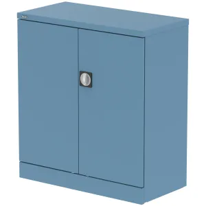 Qube Steel 2-Door Stationery Office Cupboard with Shelves