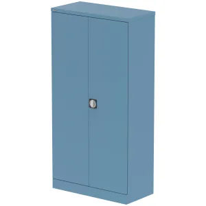 Qube Steel 2-Door Stationery Office Cupboard with Shelves