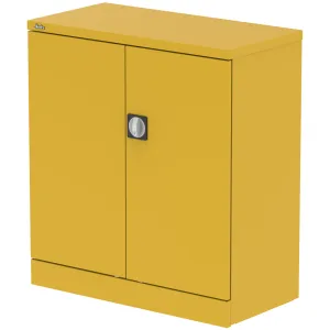Qube Steel 2-Door Stationery Office Cupboard with Shelves