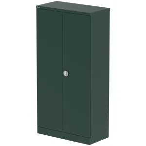 Qube Steel 2-Door Stationery Office Cupboard with Shelves