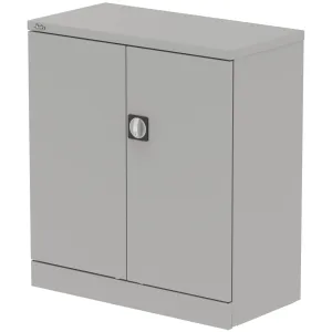 Qube Steel 2-Door Stationery Office Cupboard with Shelves