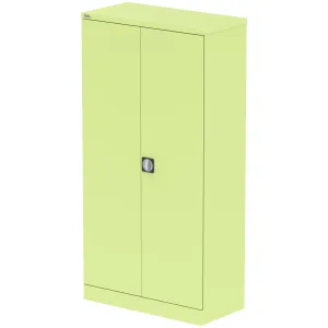 Qube Steel 2-Door Stationery Office Cupboard with Shelves