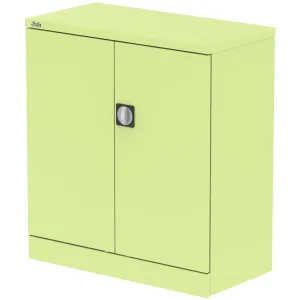 Qube Steel 2-Door Stationery Office Cupboard with Shelves