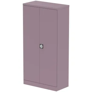 Qube Steel 2-Door Stationery Office Cupboard with Shelves