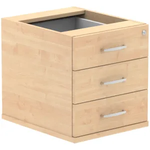 Impulse Fixed Under Desk Pedestal with 2 or 3 Drawers