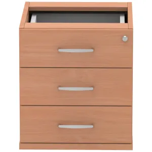 Impulse Fixed Under Desk Pedestal with 2 or 3 Drawers