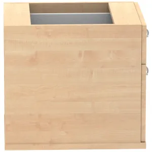 Impulse Fixed Under Desk Pedestal with 2 or 3 Drawers
