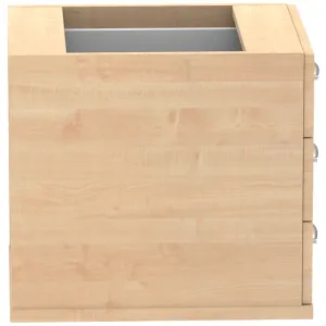Impulse Fixed Under Desk Pedestal with 2 or 3 Drawers