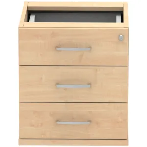 Impulse Fixed Under Desk Pedestal with 2 or 3 Drawers