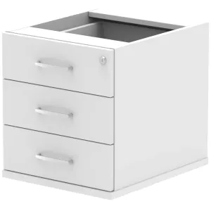 Impulse Fixed Under Desk Pedestal with 2 or 3 Drawers