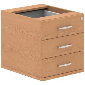 Impulse Fixed Under Desk Pedestal with 2 or 3 Drawers