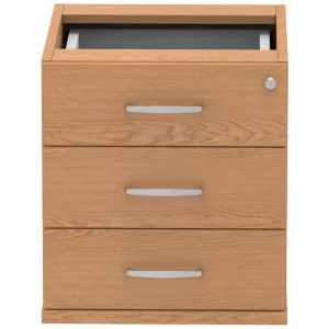 Impulse Fixed Under Desk Pedestal with 2 or 3 Drawers