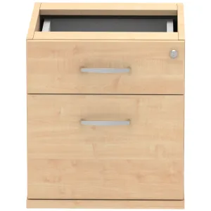 Impulse Fixed Under Desk Pedestal with 2 or 3 Drawers