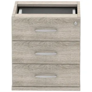 Impulse Fixed Under Desk Pedestal with 2 or 3 Drawers