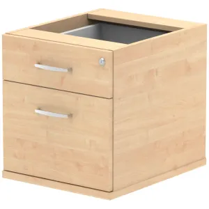 Impulse Fixed Under Desk Pedestal with 2 or 3 Drawers
