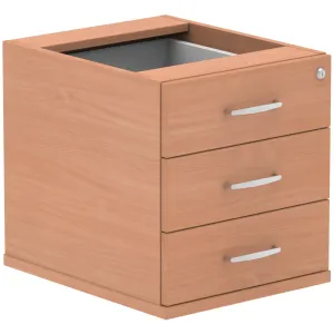 Impulse Fixed Under Desk Pedestal with 2 or 3 Drawers