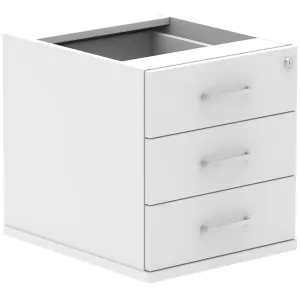 Impulse Fixed Under Desk Pedestal with 2 or 3 Drawers