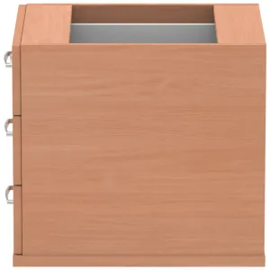 Impulse Fixed Under Desk Pedestal with 2 or 3 Drawers