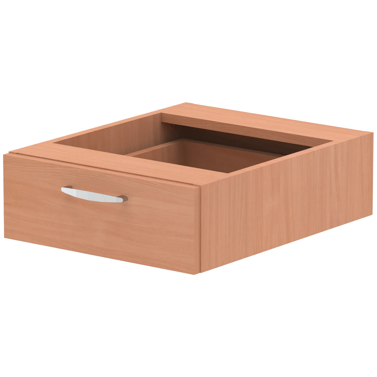Impulse Slimline One Drawer Fixed Under Desk Pedestal