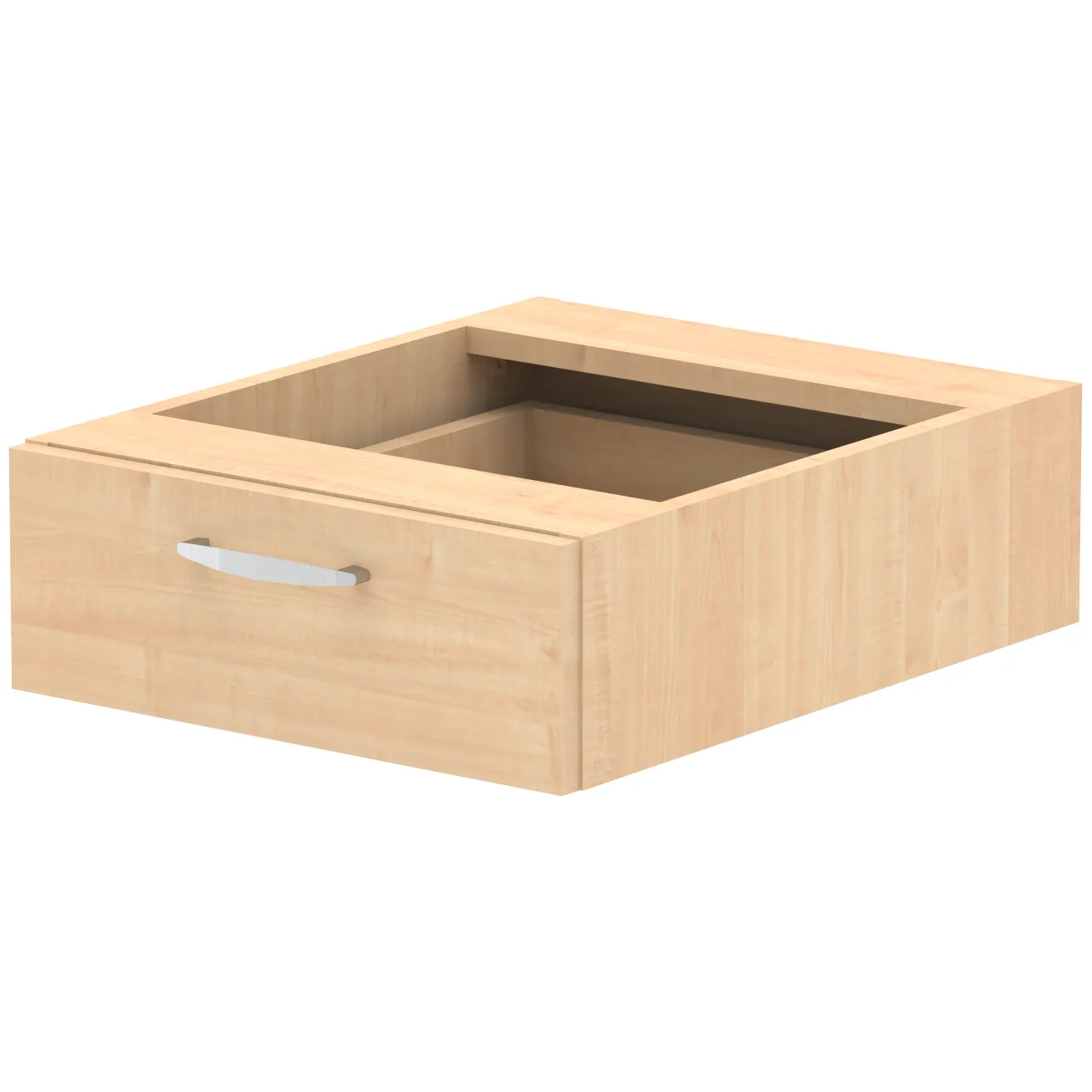 Impulse Slimline One Drawer Fixed Under Desk Pedestal