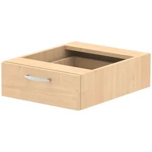 Impulse Slimline One Drawer Fixed Under Desk Pedestal