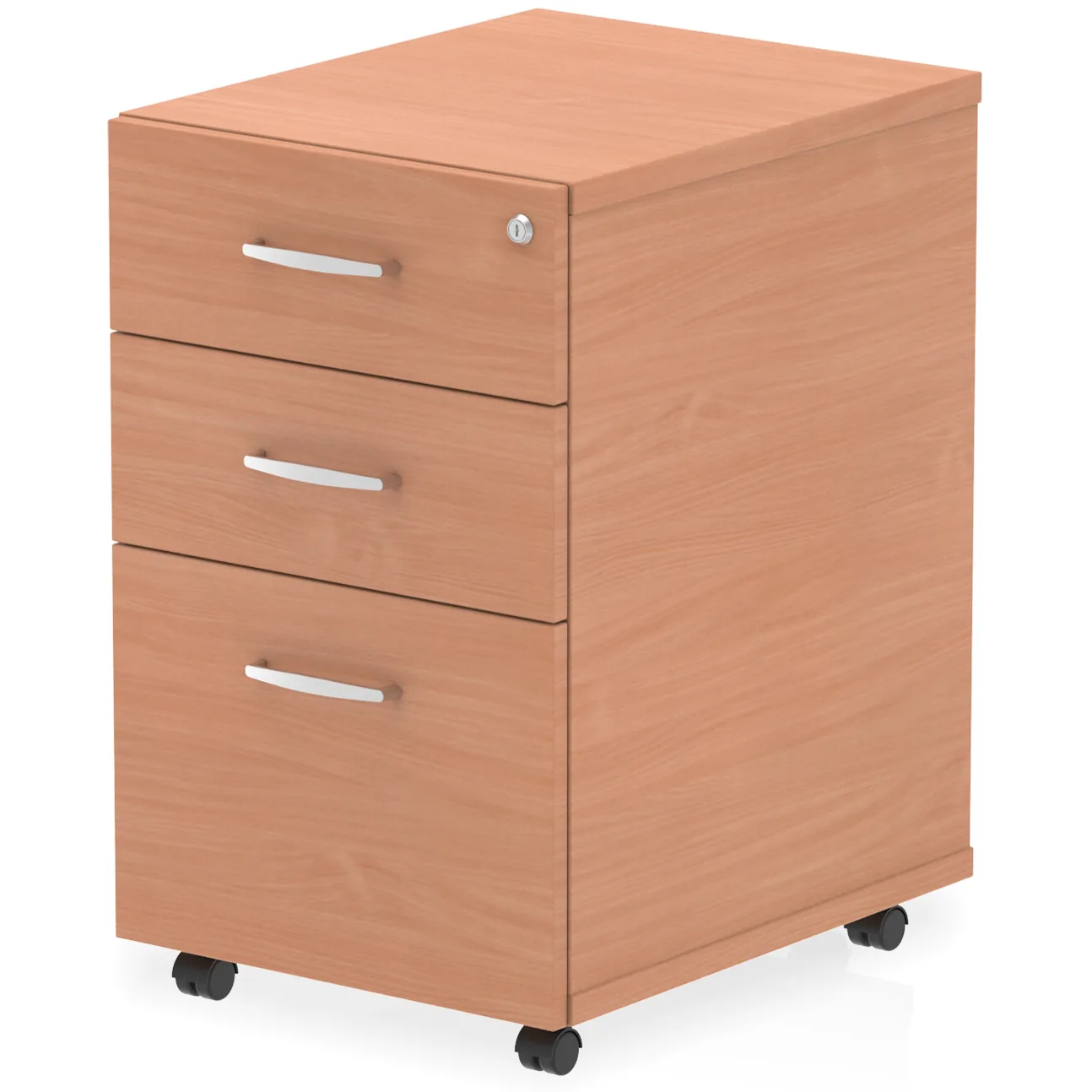 Impulse Under Desk 3 Drawer Office Pedestal in Standard or Slimline Widths