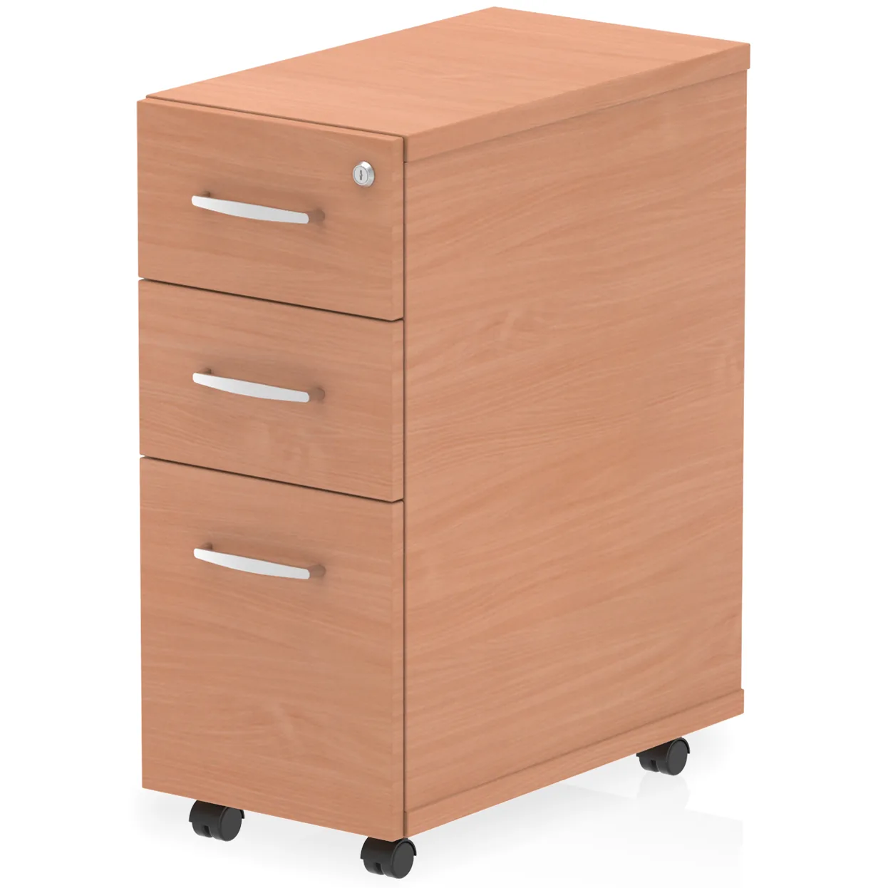 Impulse Under Desk 3 Drawer Office Pedestal in Standard or Slimline Widths