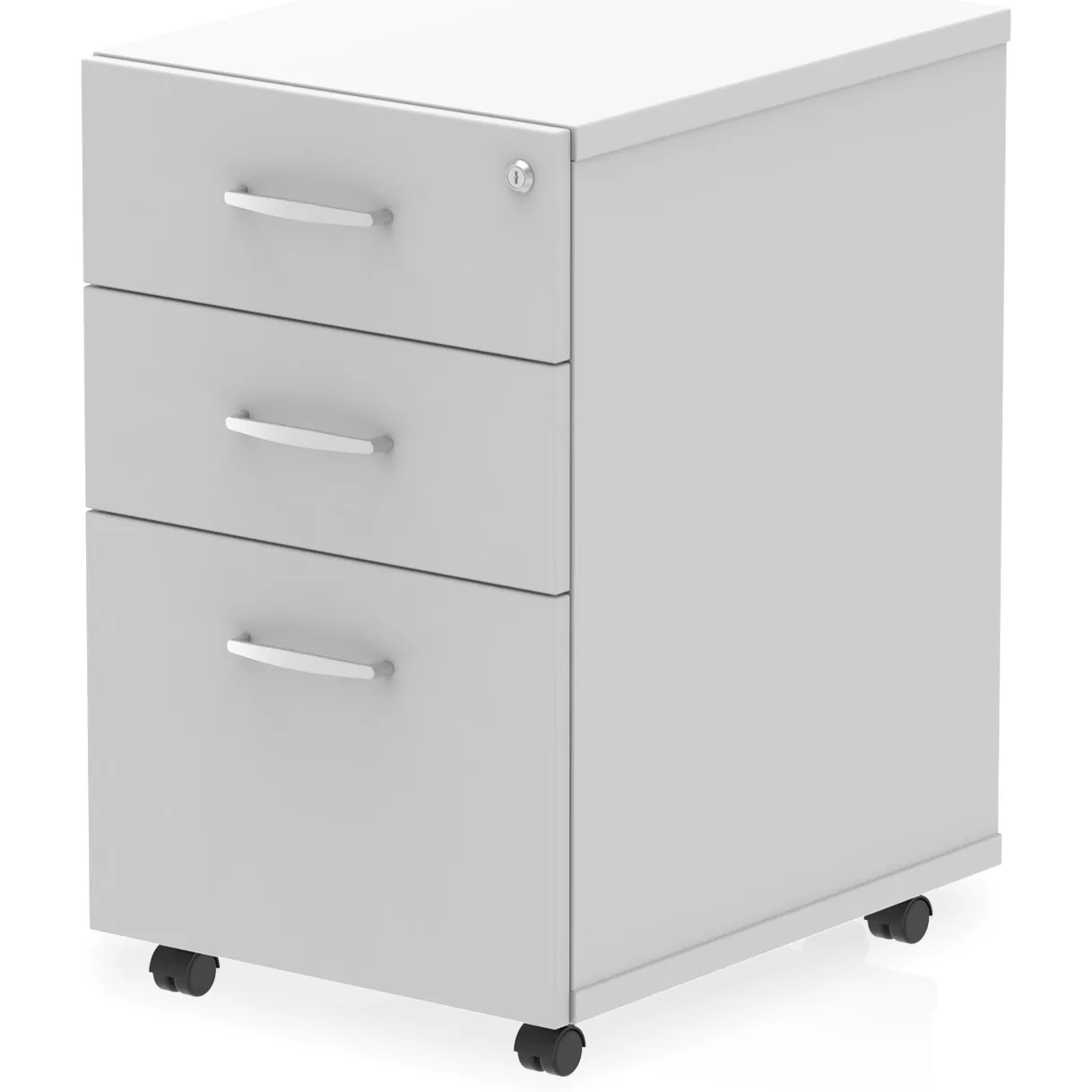 Impulse Under Desk 3 Drawer Office Pedestal in Standard or Slimline Widths