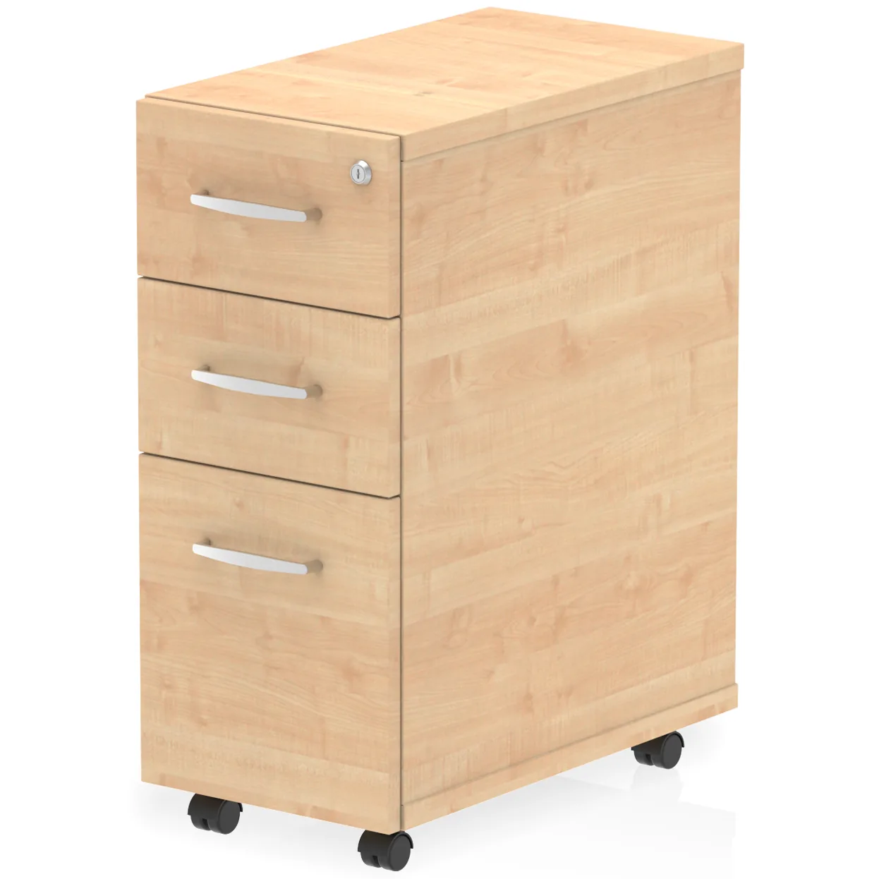 Impulse Under Desk 3 Drawer Office Pedestal in Standard or Slimline Widths