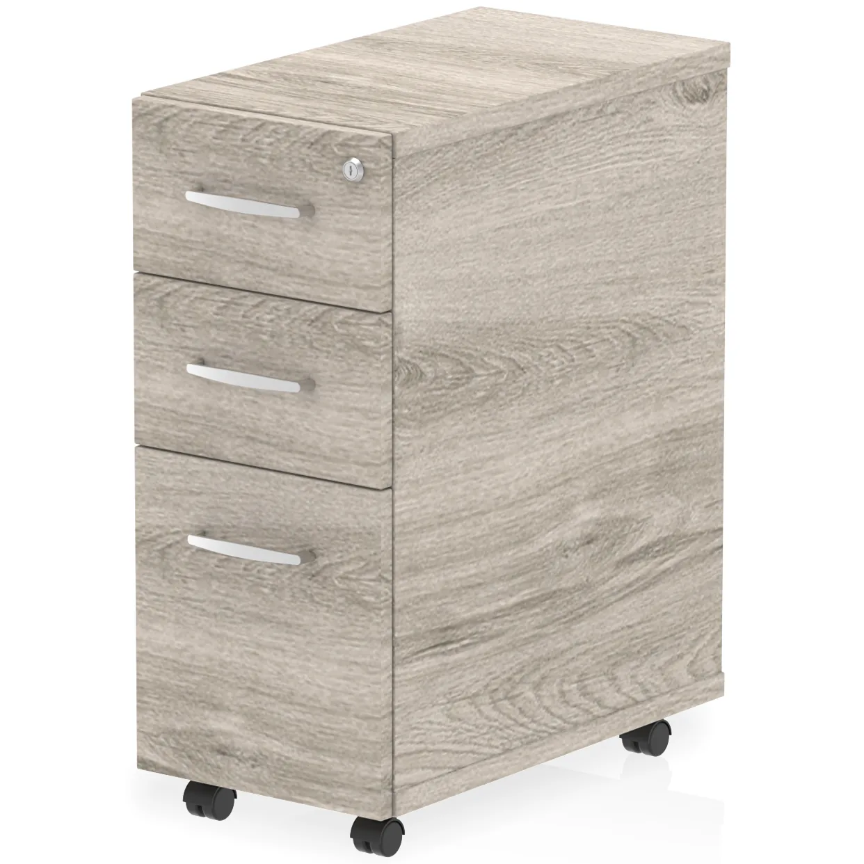 Impulse Under Desk 3 Drawer Office Pedestal in Standard or Slimline Widths