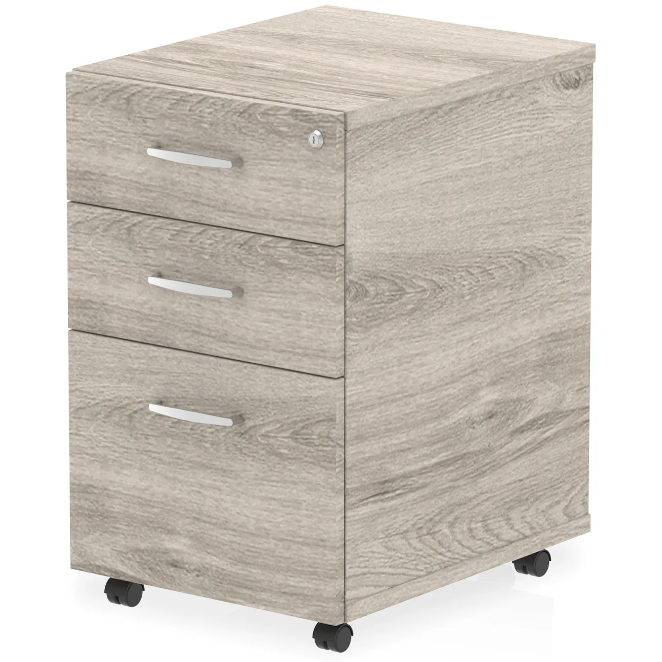Impulse Under Desk 3 Drawer Office Pedestal in Standard or Slimline Widths