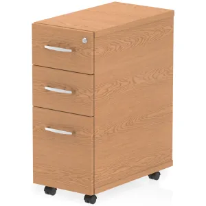 Impulse Under Desk 3 Drawer Office Pedestal in Standard or Slimline Widths