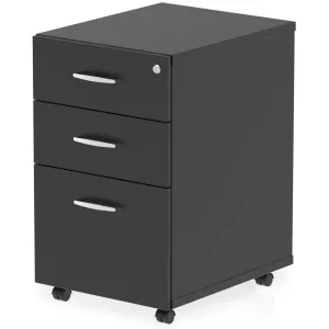 Impulse Under Desk Pedestal - Black
