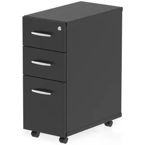 Impulse Under Desk 3 Drawer Office Pedestal in Standard or Slimline Widths