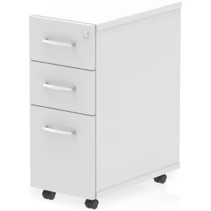 Impulse Under Desk 3 Drawer Office Pedestal in Standard or Slimline Widths