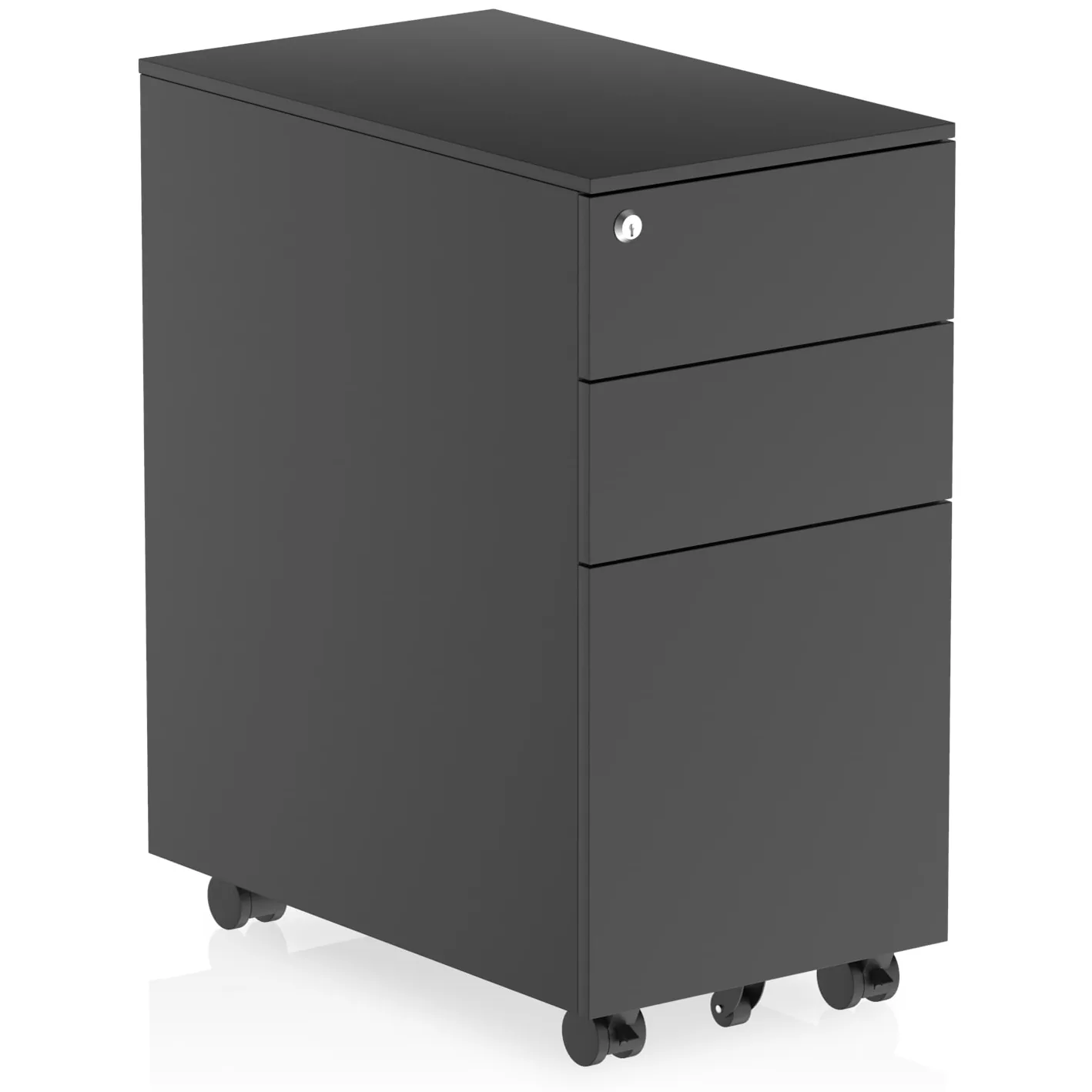 Steel Mobile Under Desk Pedestal with 3 Lockable Drawers