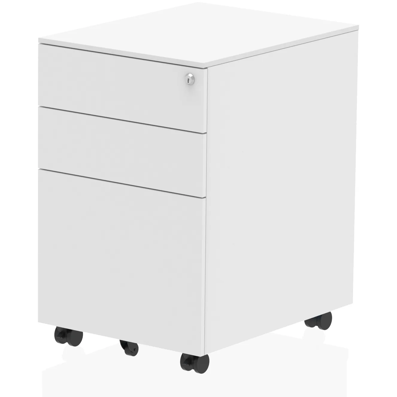 Steel Mobile Under Desk Pedestal with 3 Lockable Drawers
