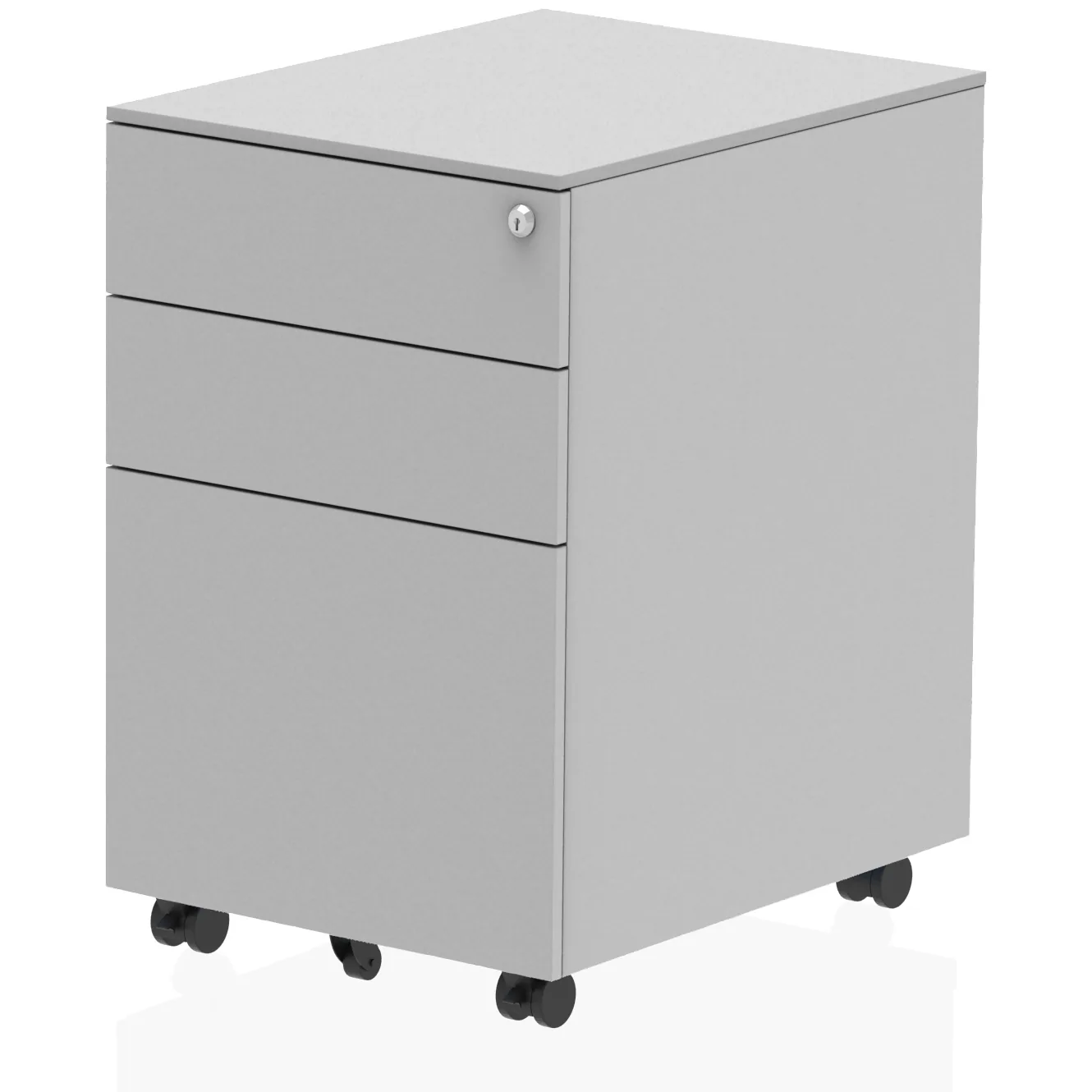 Steel Mobile Under Desk Pedestal with 3 Lockable Drawers