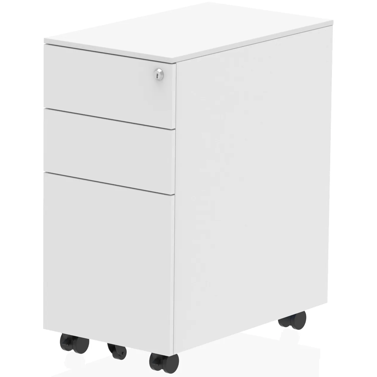 Steel Mobile Under Desk Pedestal with 3 Lockable Drawers