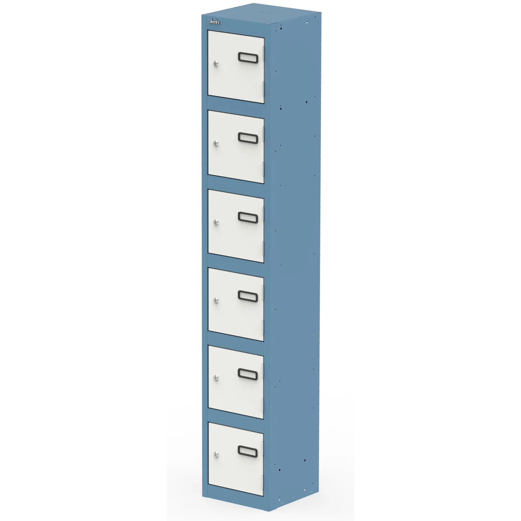 Qube 1800mm High Triple Locking Steel Staff Locker