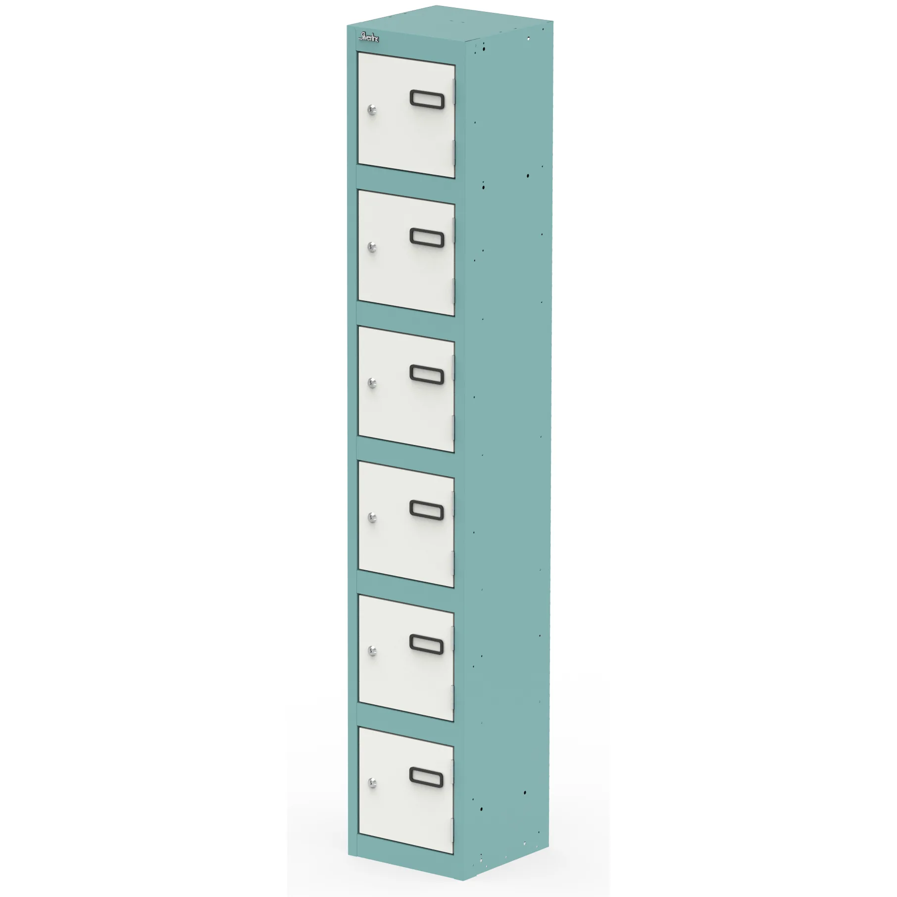 Qube 1800mm High Triple Locking Steel Staff Locker