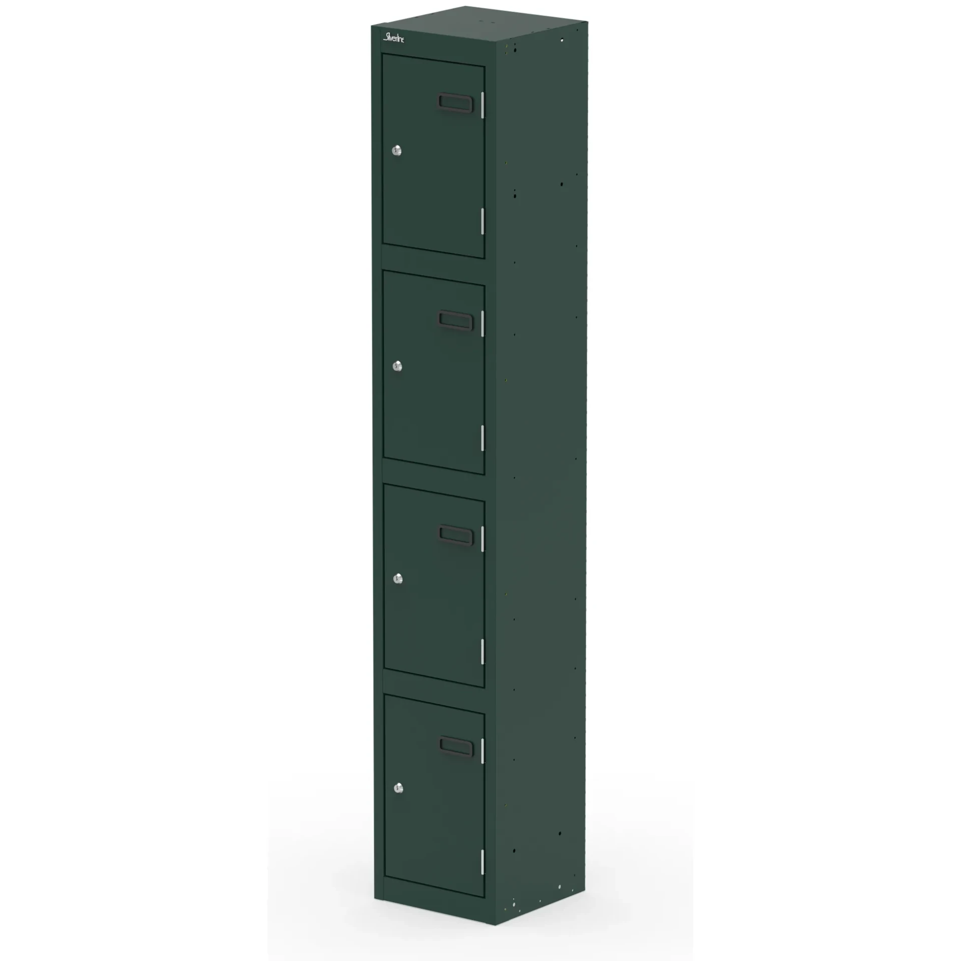 Qube 1800mm High Triple Locking Steel Staff Locker