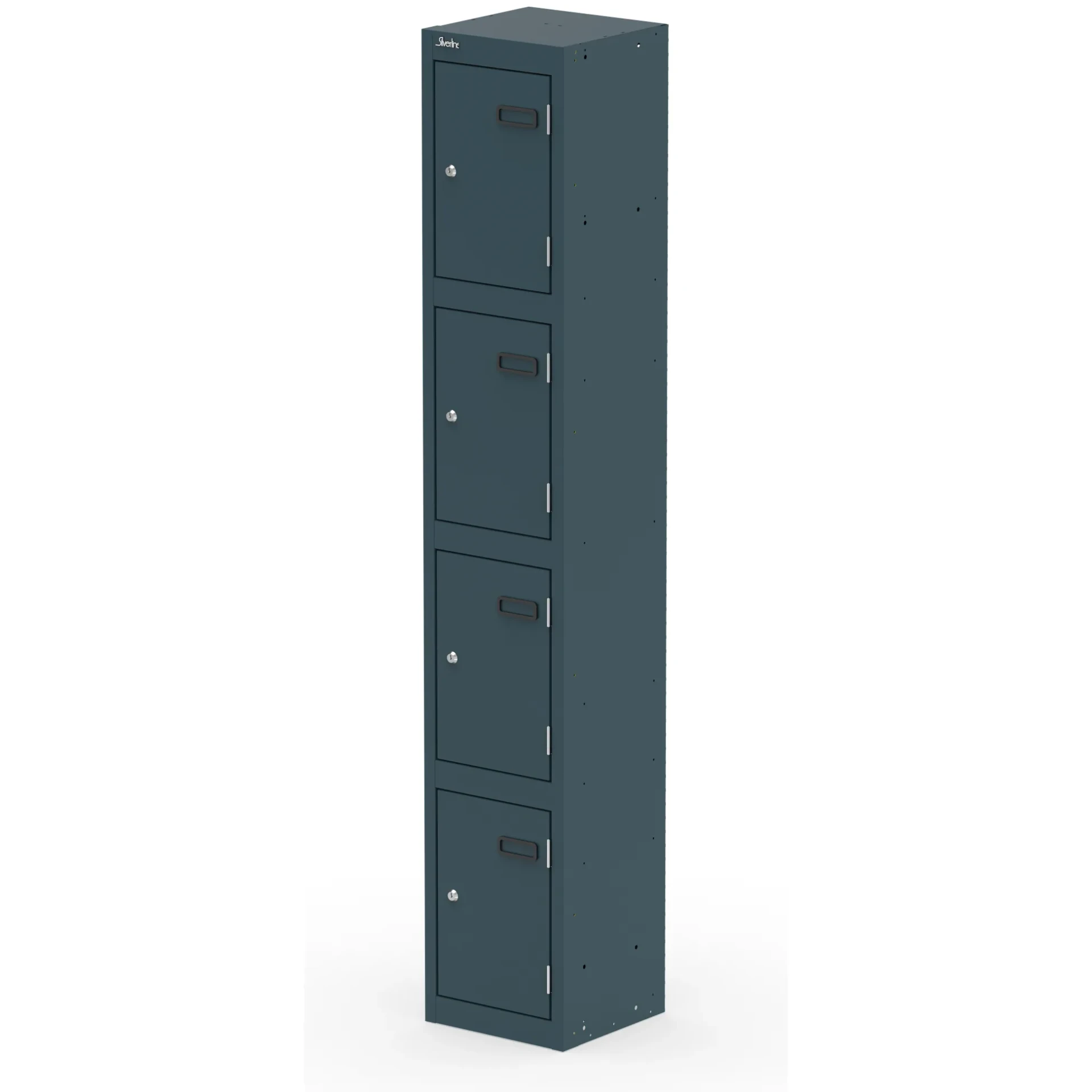 Qube 1800mm High Triple Locking Steel Staff Locker