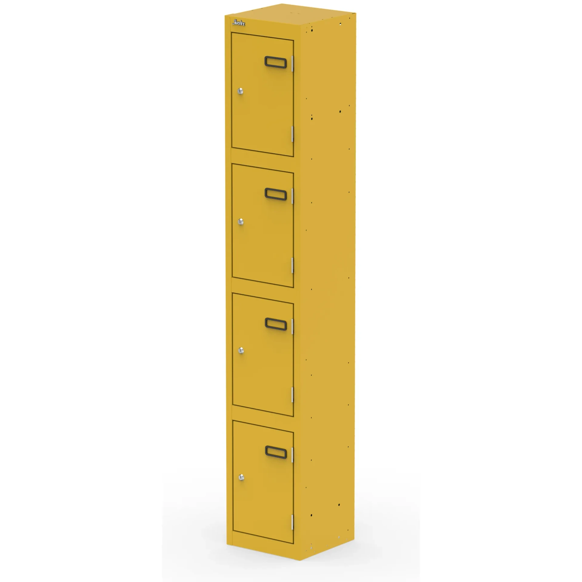 Qube 1800mm High Triple Locking Steel Staff Locker