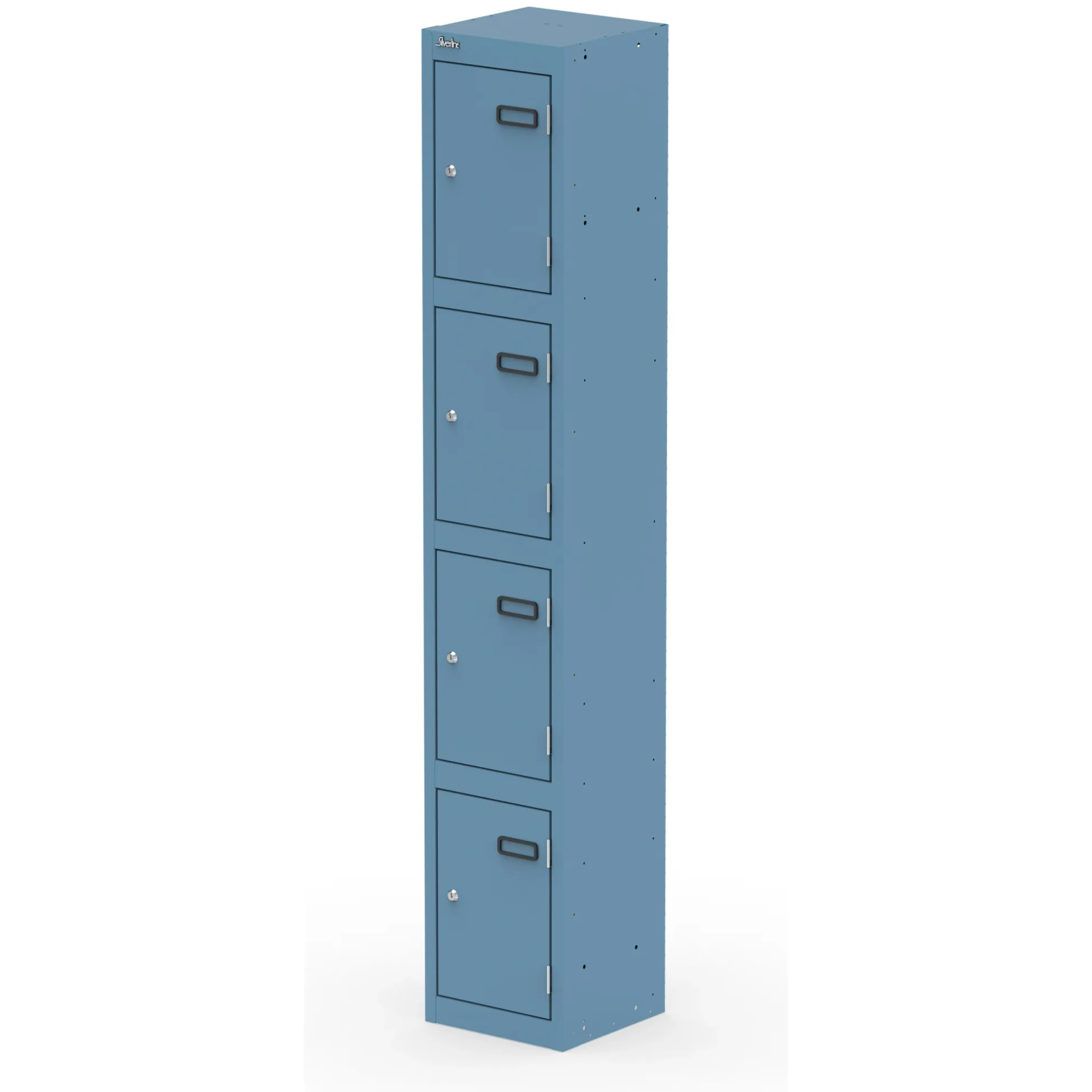 Qube 1800mm High Triple Locking Steel Staff Locker